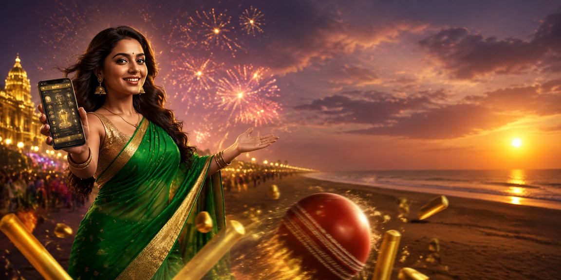 Crowded cricket stadium with fans celebrating IPL match in India